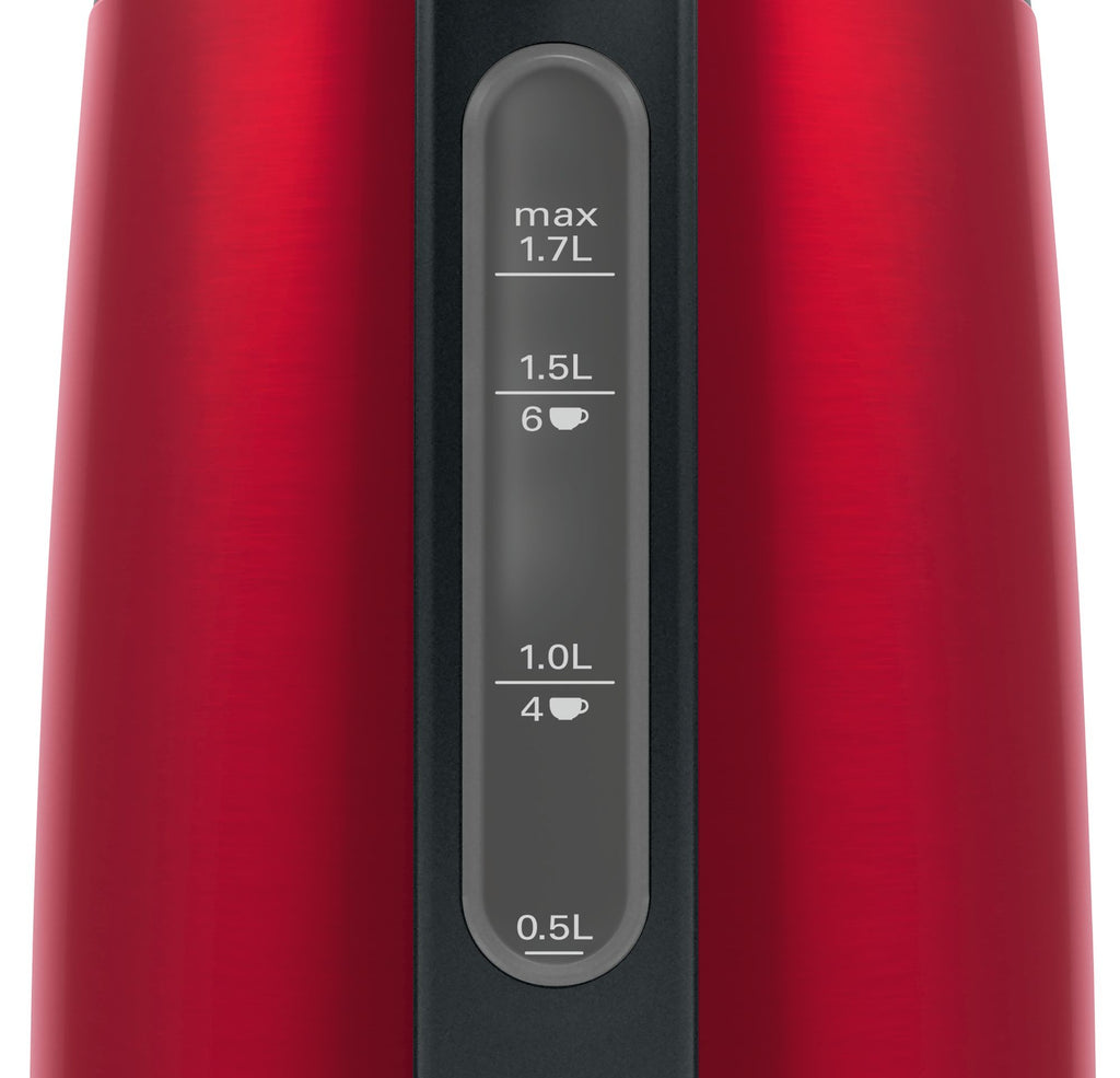 Bosch Bosch TWK3P424 bouilloire 1,7 L 2400 W Gris, Rouge