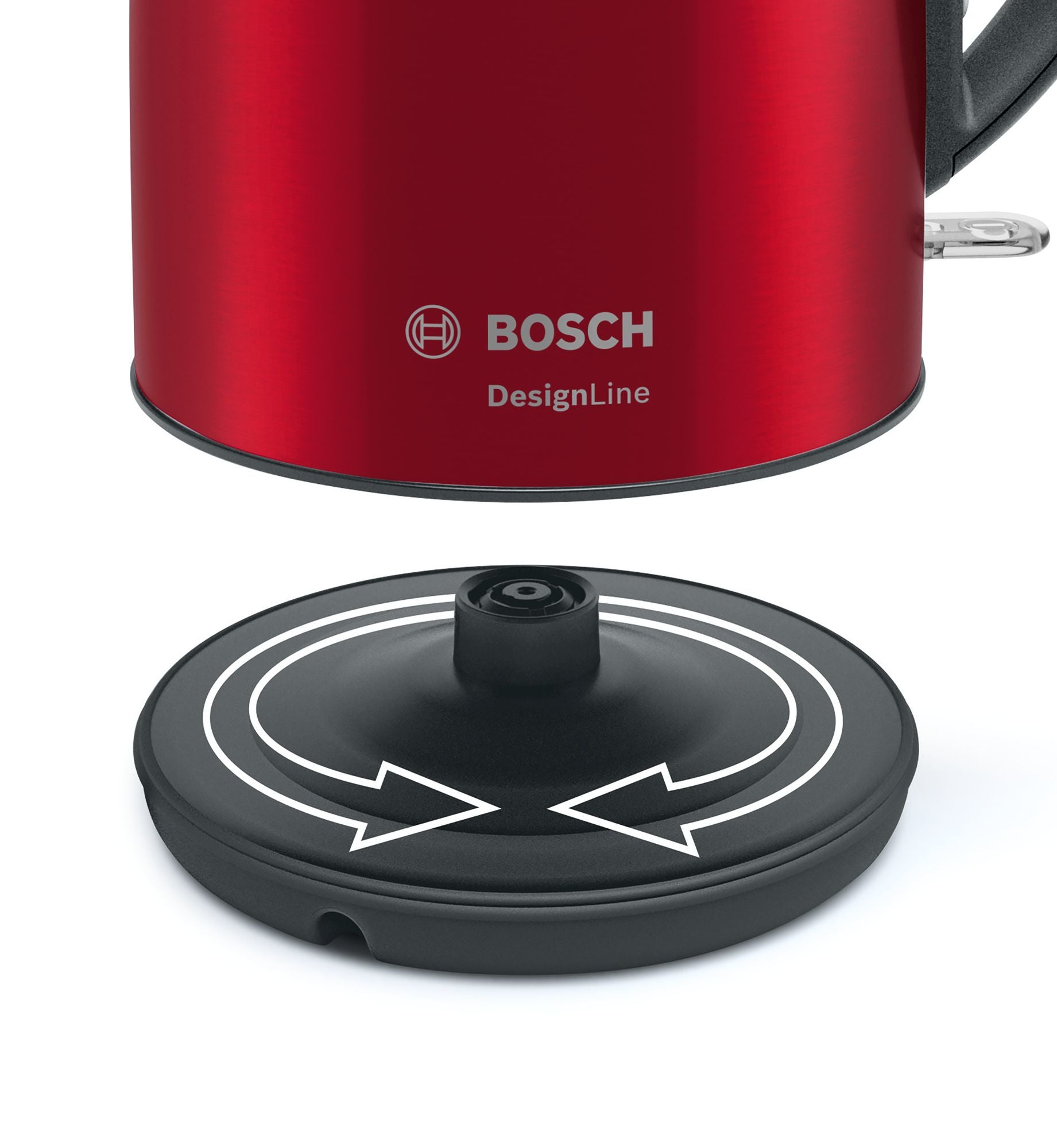Bosch Bosch TWK3P424 bouilloire 1,7 L 2400 W Gris, Rouge