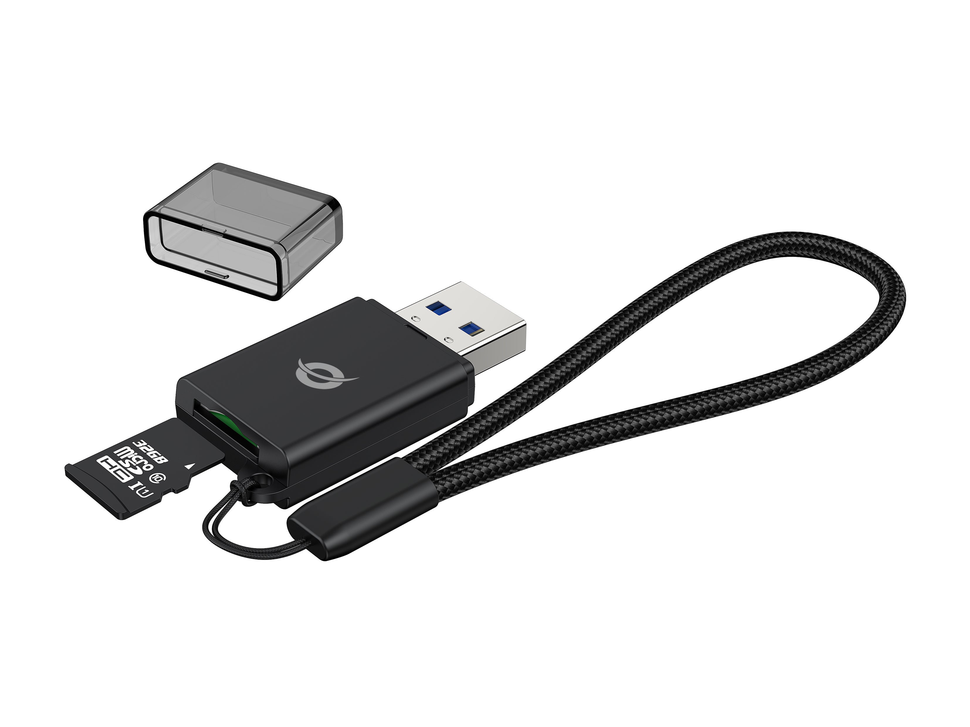 Conceptronic BIAN07B lecteur de carte mémoire USB 3.2 Gen 1 (3.1 Gen 1) Type-A Noir