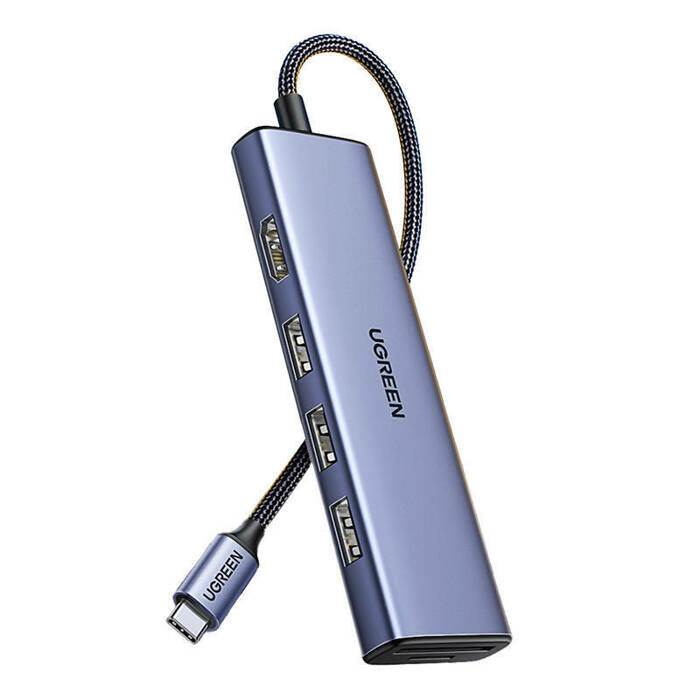 Ugreen 20956A hub & concentrateur USB Type-C 5000 Mbit/s Argent