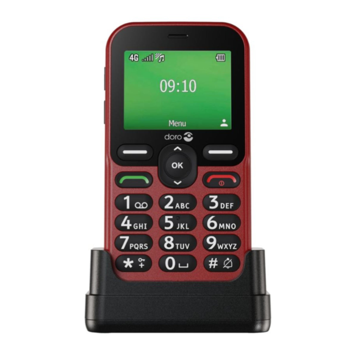DORO Téléphone portable LEVA E10 Rouge
