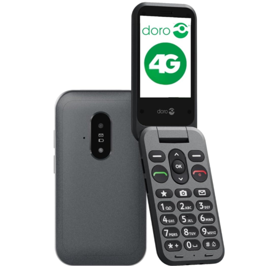 DORO Téléphone portable A clapet - E20 Graphite