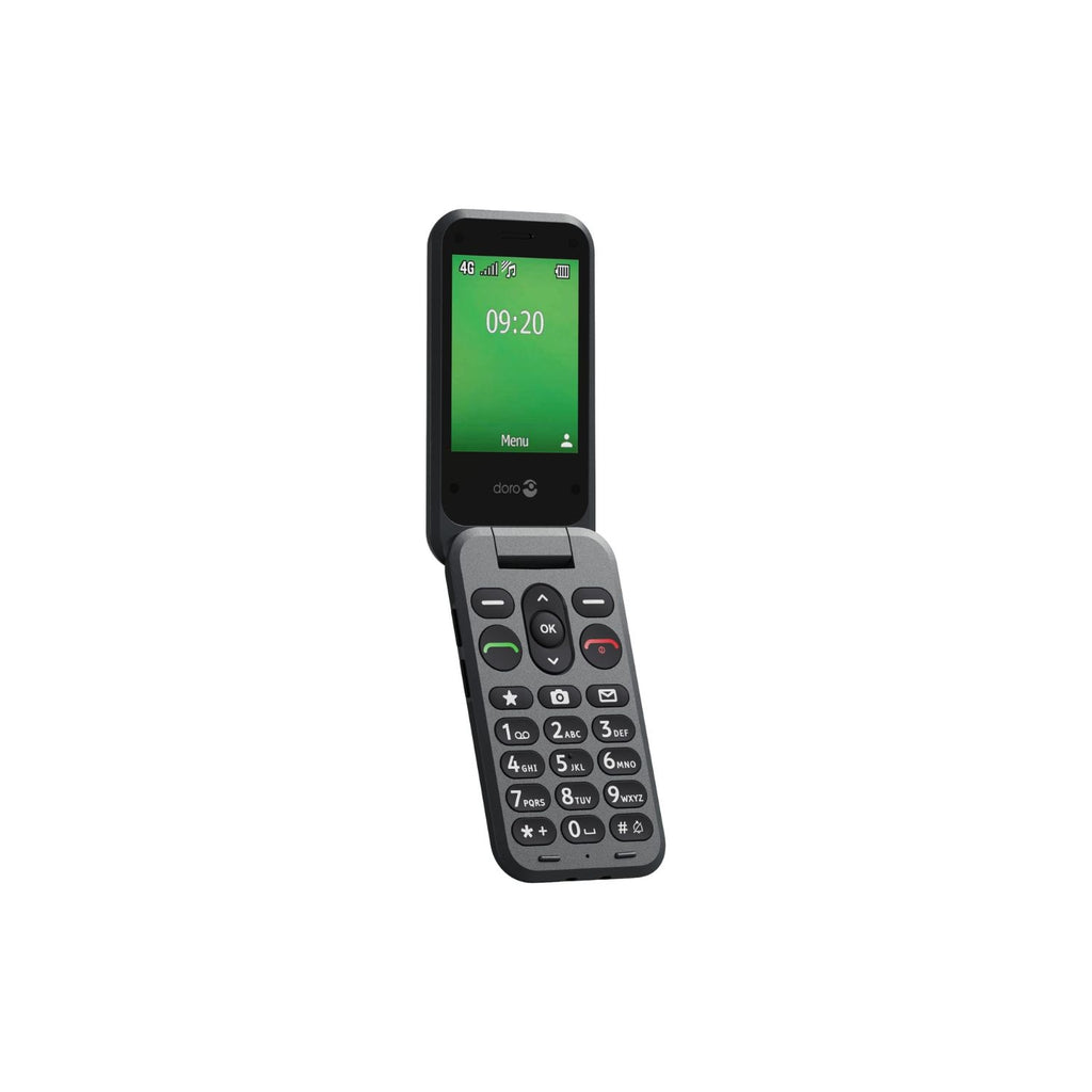 DORO Téléphone portable A clapet - E20 Graphite