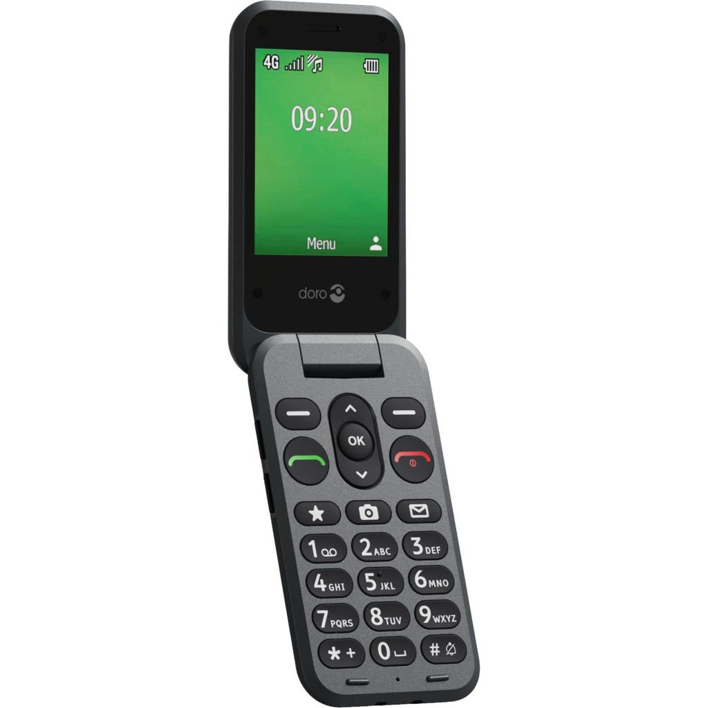 DORO Téléphone portable A clapet - E20 Graphite