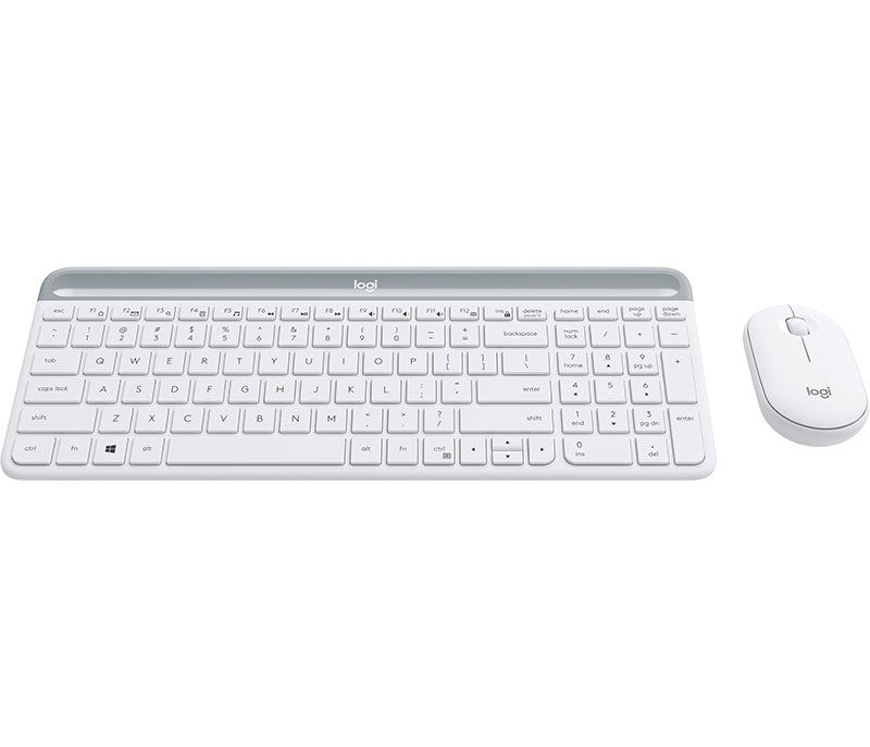 Logitech 920-009201 teclado Ratón incluido Universal RF inalámbrico QWERTY Nórdico Blanco