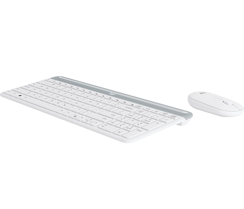 Logitech 920-009201 teclado Ratón incluido Universal RF inalámbrico QWERTY Nórdico Blanco