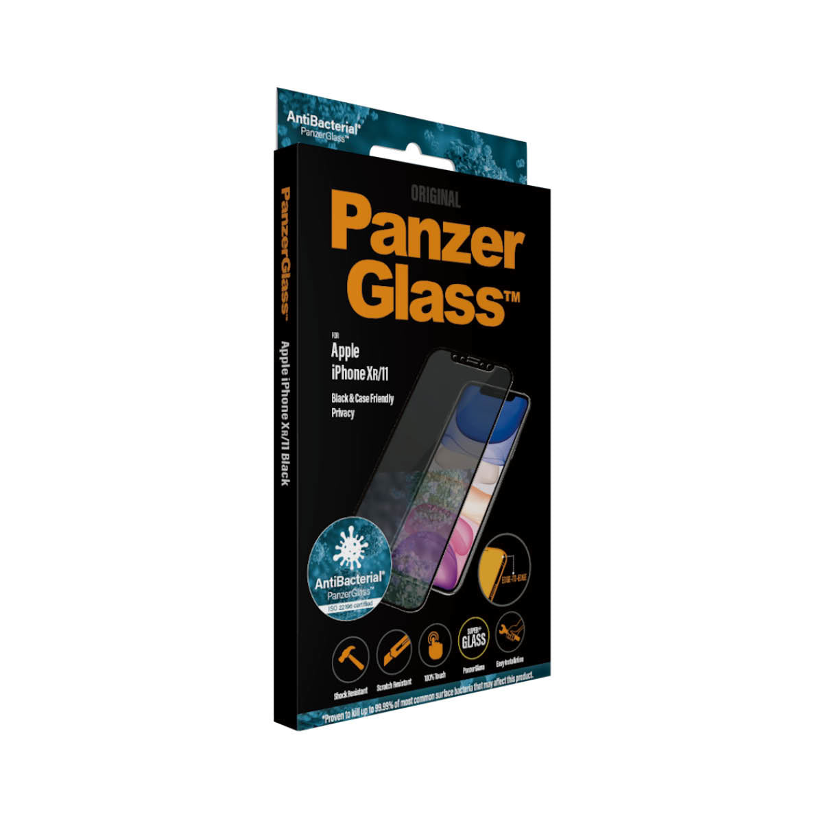 PanzerGlass ® Privacy Screen Protector iPhone 11 | XR | Edge-to-Edge Protection d'écran transparent Apple 1 pièce(s)