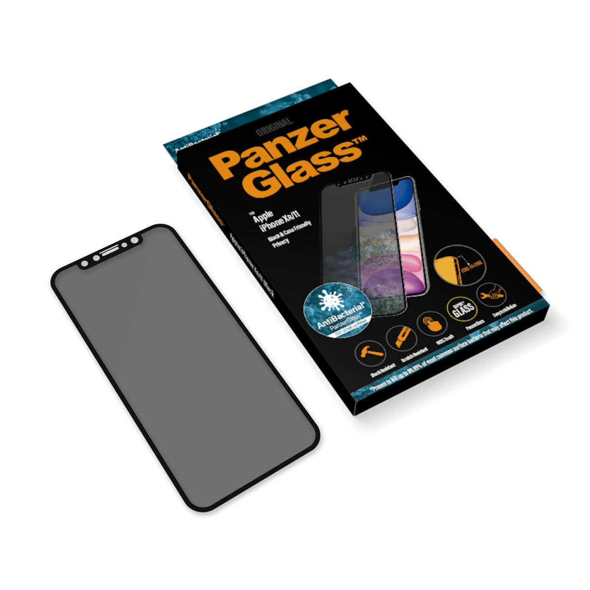 PanzerGlass ® Privacy Screen Protector iPhone 11 | XR | Edge-to-Edge Protection d'écran transparent Apple 1 pièce(s)
