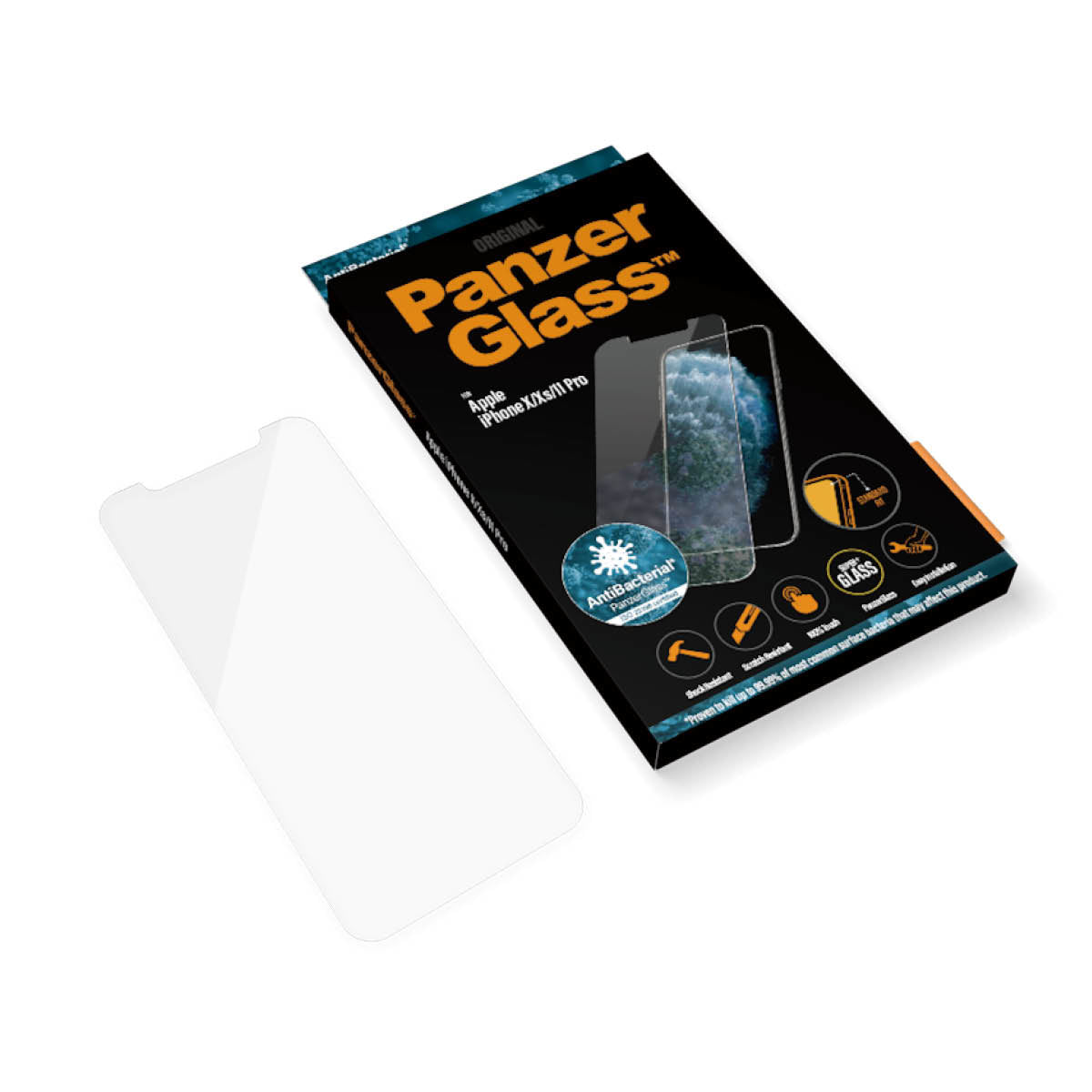 PanzerGlass ® Screen Protector iPhone 11 Pro | Xs | X | Standard Fit Protection d'écran transparent Apple 1 pièce(s)