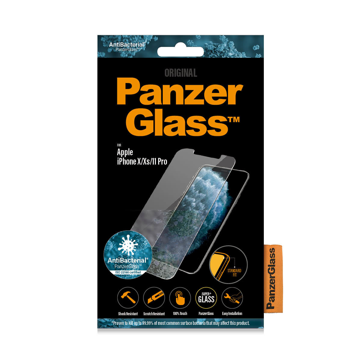 PanzerGlass ® Screen Protector iPhone 11 Pro | Xs | X | Standard Fit Protection d'écran transparent Apple 1 pièce(s)