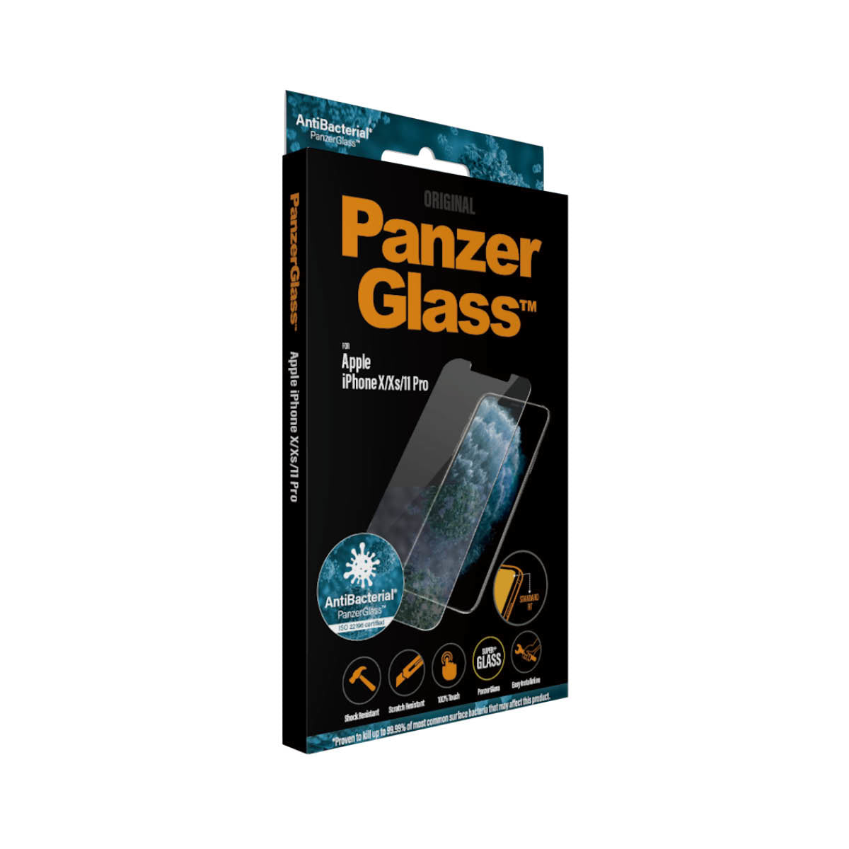 PanzerGlass ® Screen Protector iPhone 11 Pro | Xs | X | Standard Fit Protection d'écran transparent Apple 1 pièce(s)