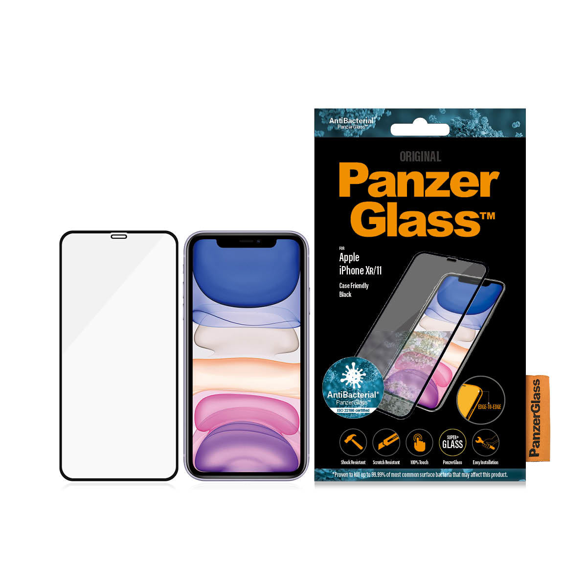 PanzerGlass ® Screen Protector iPhone 11 | XR | Edge-to-Edge Protection d'écran transparent Apple 1 pièce(s)