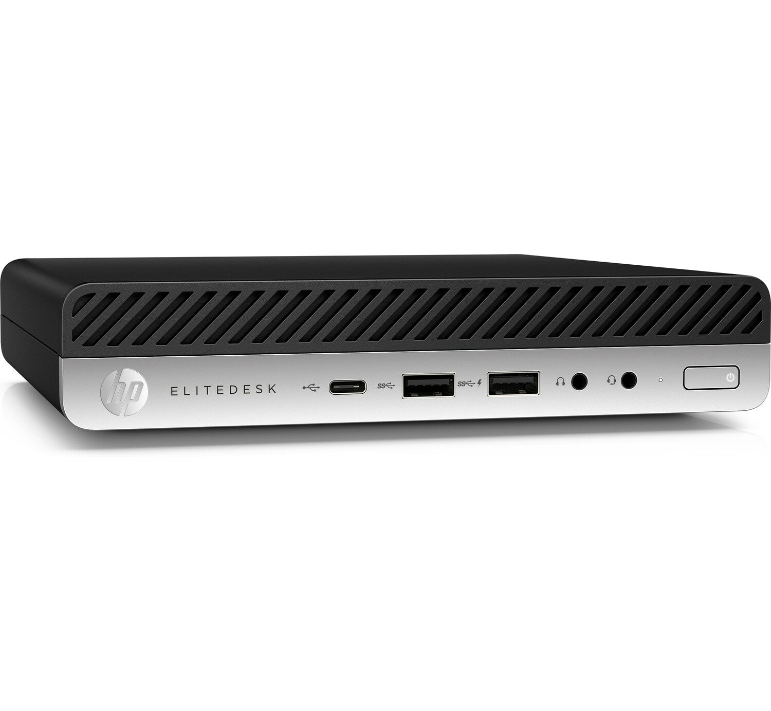 T1A HP EliteDesk 800 G4 Refurbished Intel® Core™ i5 i5-8500T 8 Go DDR4-SDRAM 256 Go SSD Windows 11 Pro Mini PC Noir, Argent