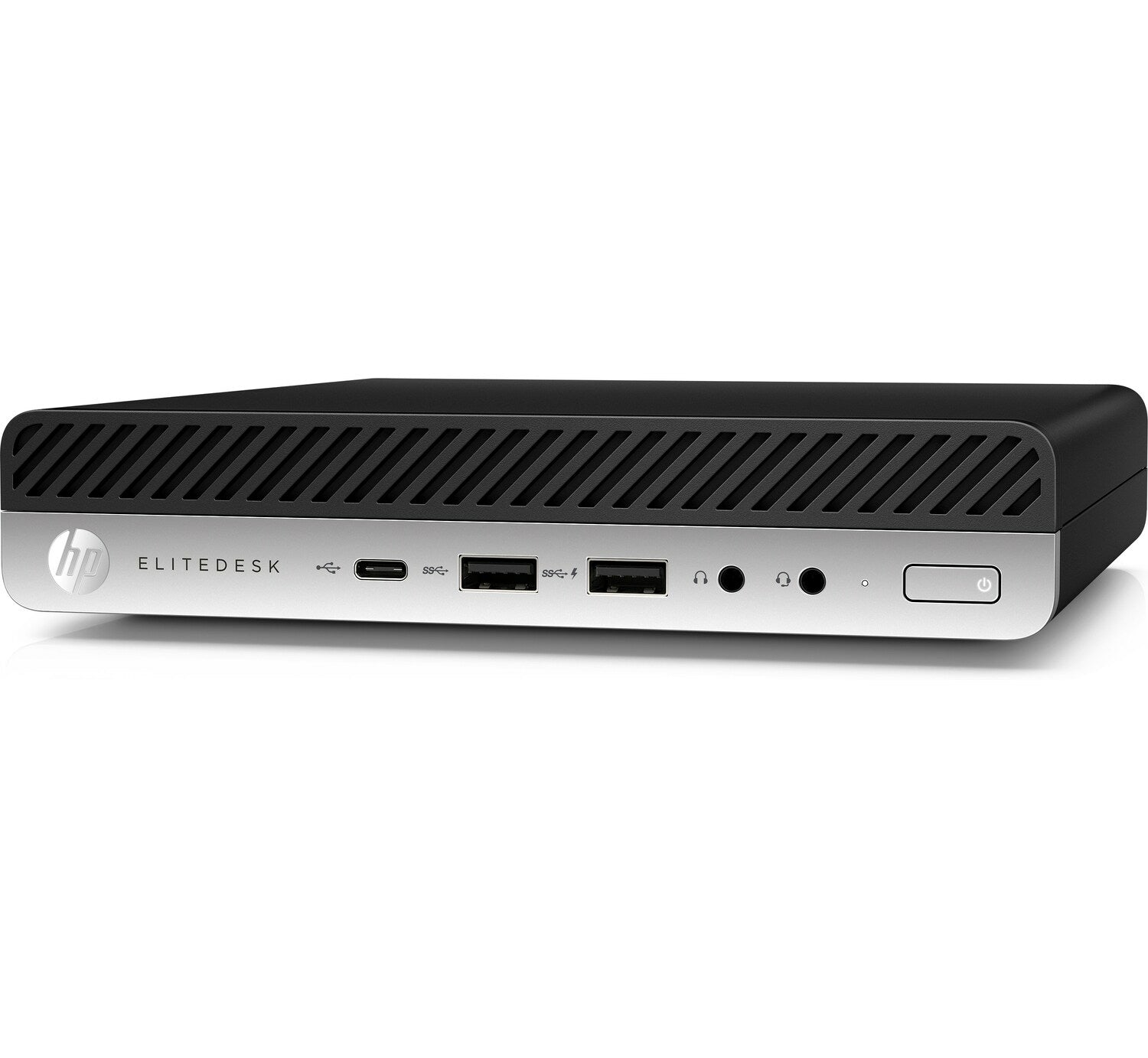T1A HP EliteDesk 800 G4 Refurbished Intel® Core™ i5 i5-8500T 8 Go DDR4-SDRAM 256 Go SSD Windows 11 Pro Mini PC Noir, Argent