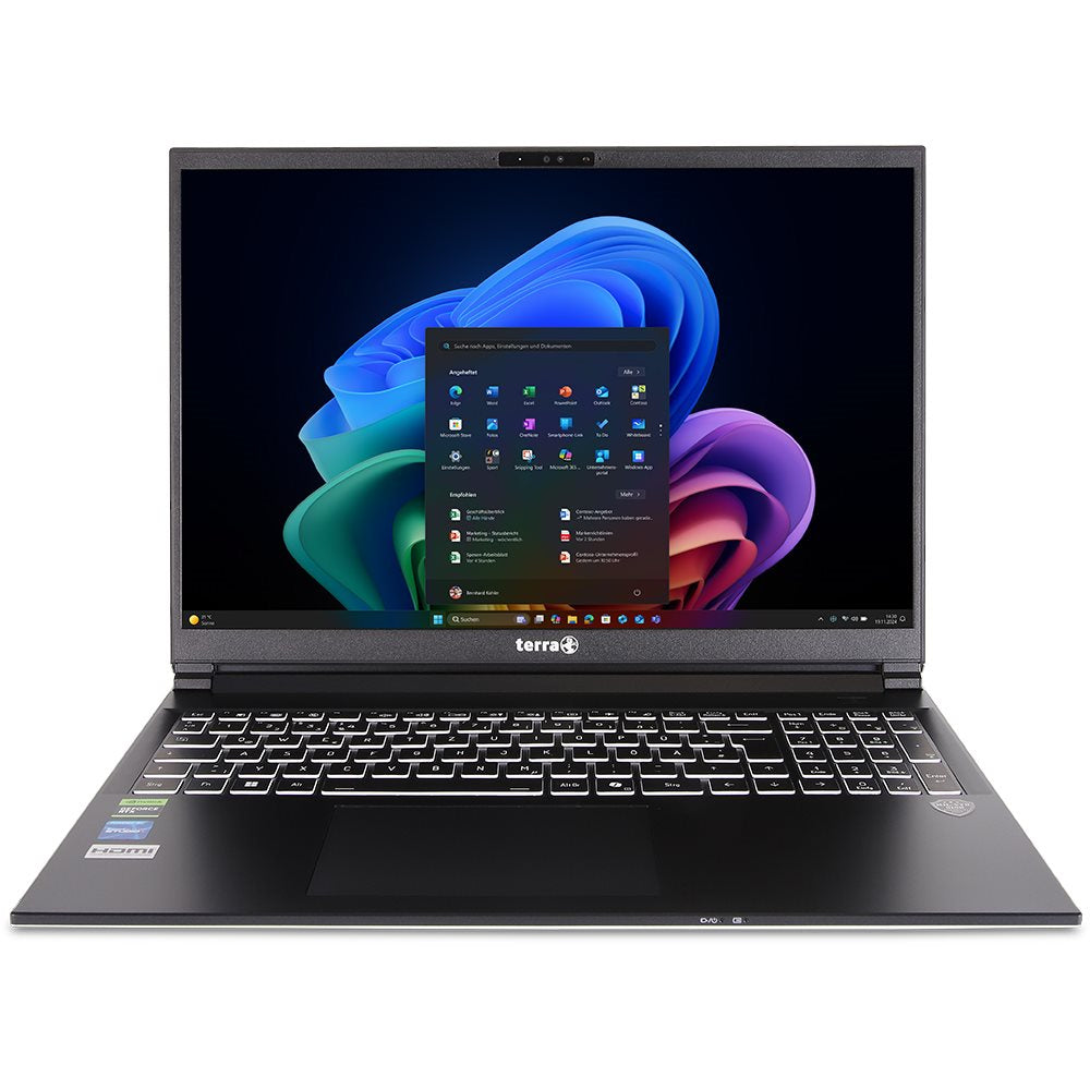 TERRA MOBILE GAMER ELITE 3A AMD Ryzen AI 7 350 Ordinateur portable 40,6 cm (16") WQXGA 32 Go DDR5-SDRAM 1 To SSD NVIDIA 