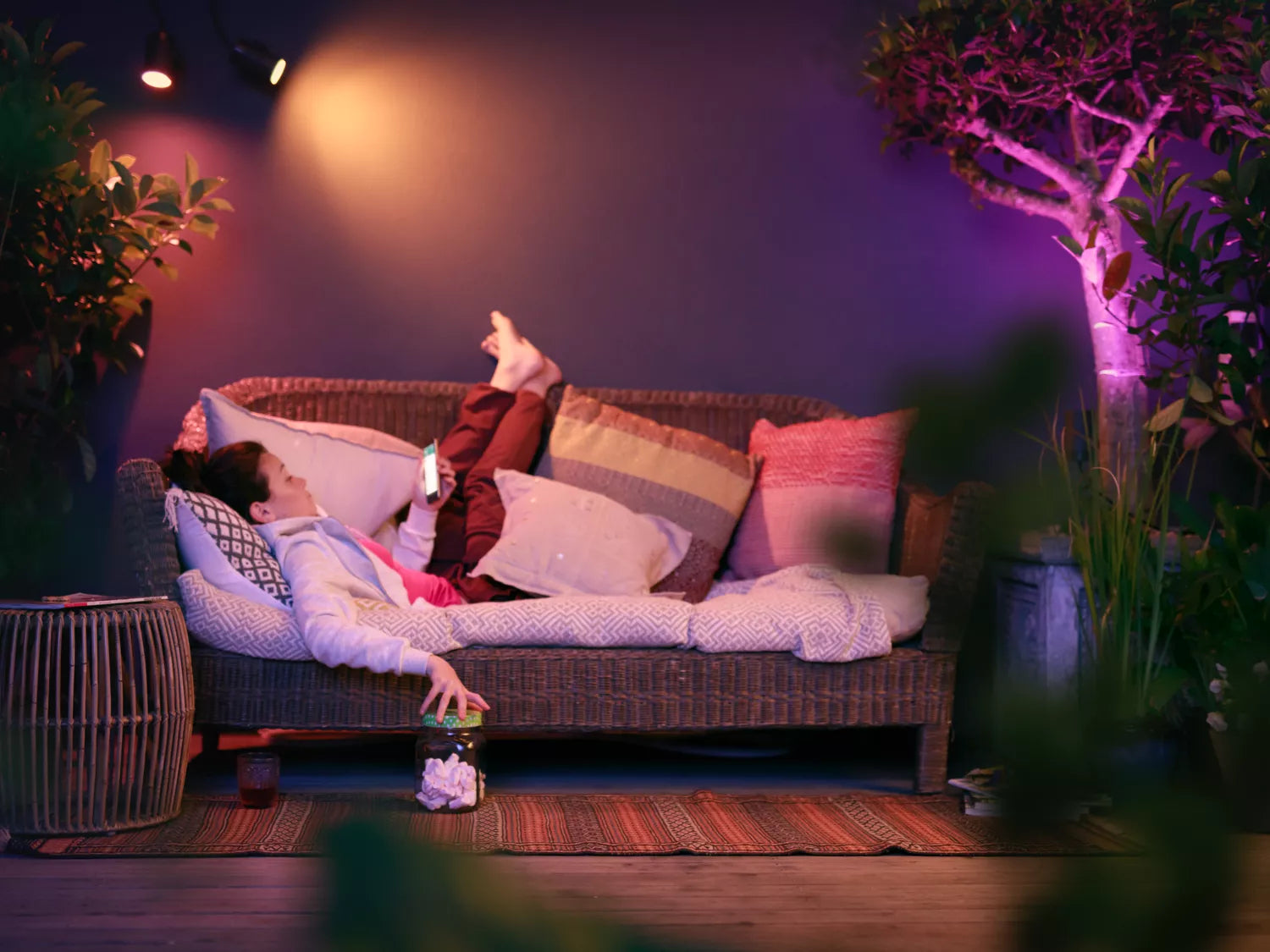 Philips Hue White and Color ambiance Spot extérieur Lily