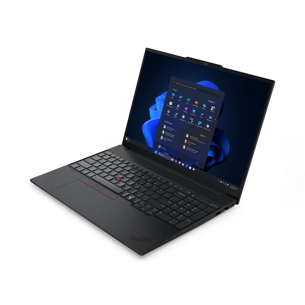 Lenovo ThinkPad E16 Gen 3 (AMD) AMD Ryzen™ 5 220 Ordinateur portable 40,6 cm (16") WUXGA 32 Go DDR5-SDRAM 1 To SSD Wi-Fi 6E (802.11ax) Windows 11 Pro Allemand Noir