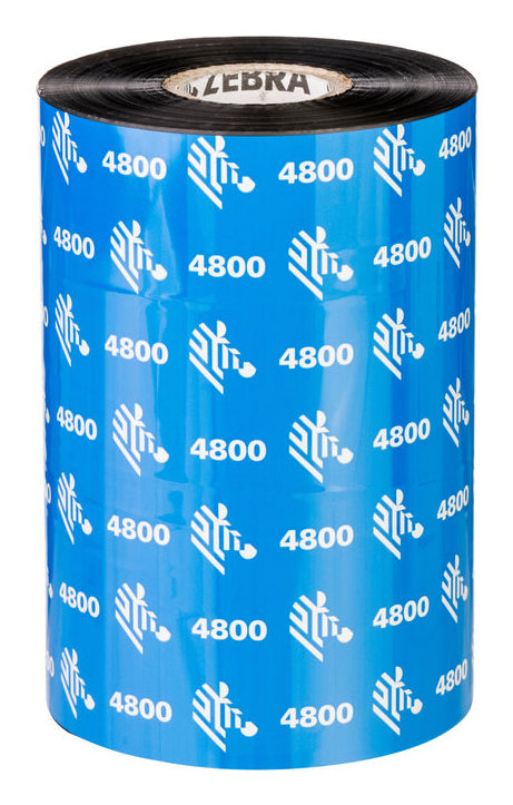 Zebra 4800 Performance Resi ruban thermique 450 m Noir