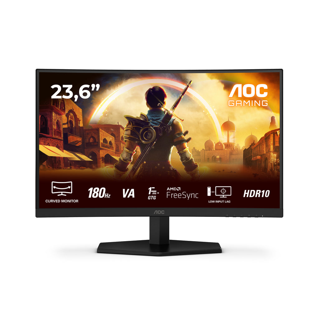 AOC G4 C24G42E écran plat de PC 59,9 cm (23.6") 1920 x 1080 pixels Full HD LED Noir, Rouge