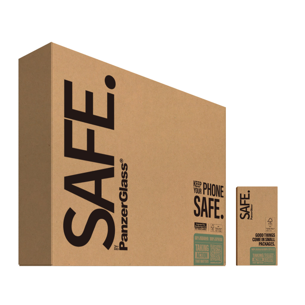 PanzerGlass SAFE. by ® 2-in-1 Protection Bundle iPhone 16 | Bulk Protection d'écran transparent Apple 50 pièce(s)