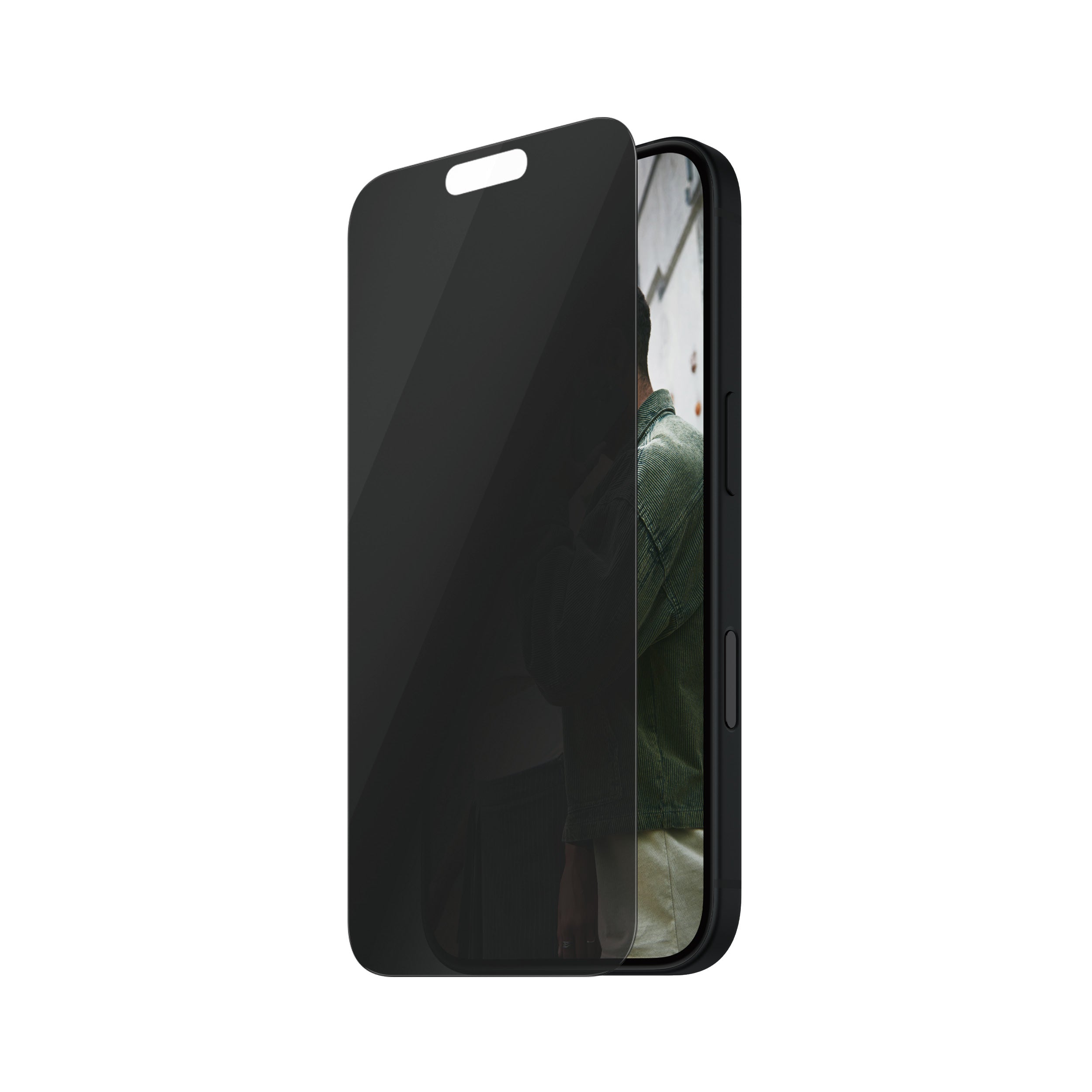 PanzerGlass SAFE. by ® 2-Way Privacy Screen Protector iPhone 16 | 15 | Ultra-Wide Fit | Bulk Protection d'écran transparent Apple 50 pièce(s)