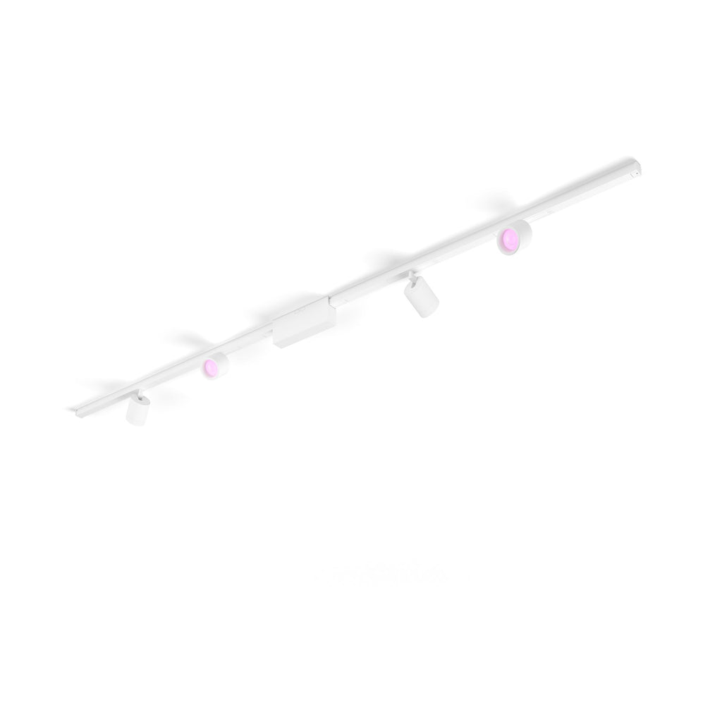 Philips Hue White and Color ambiance Kit de base Perifo pour plafond, droit (4 spots)