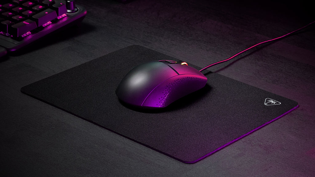 Turtle Beach Sense Core Mini Tapis de souris Gaming PC, Surface Tissu Micro-tissé, Base Caoutchouc Antidérapante, Noir