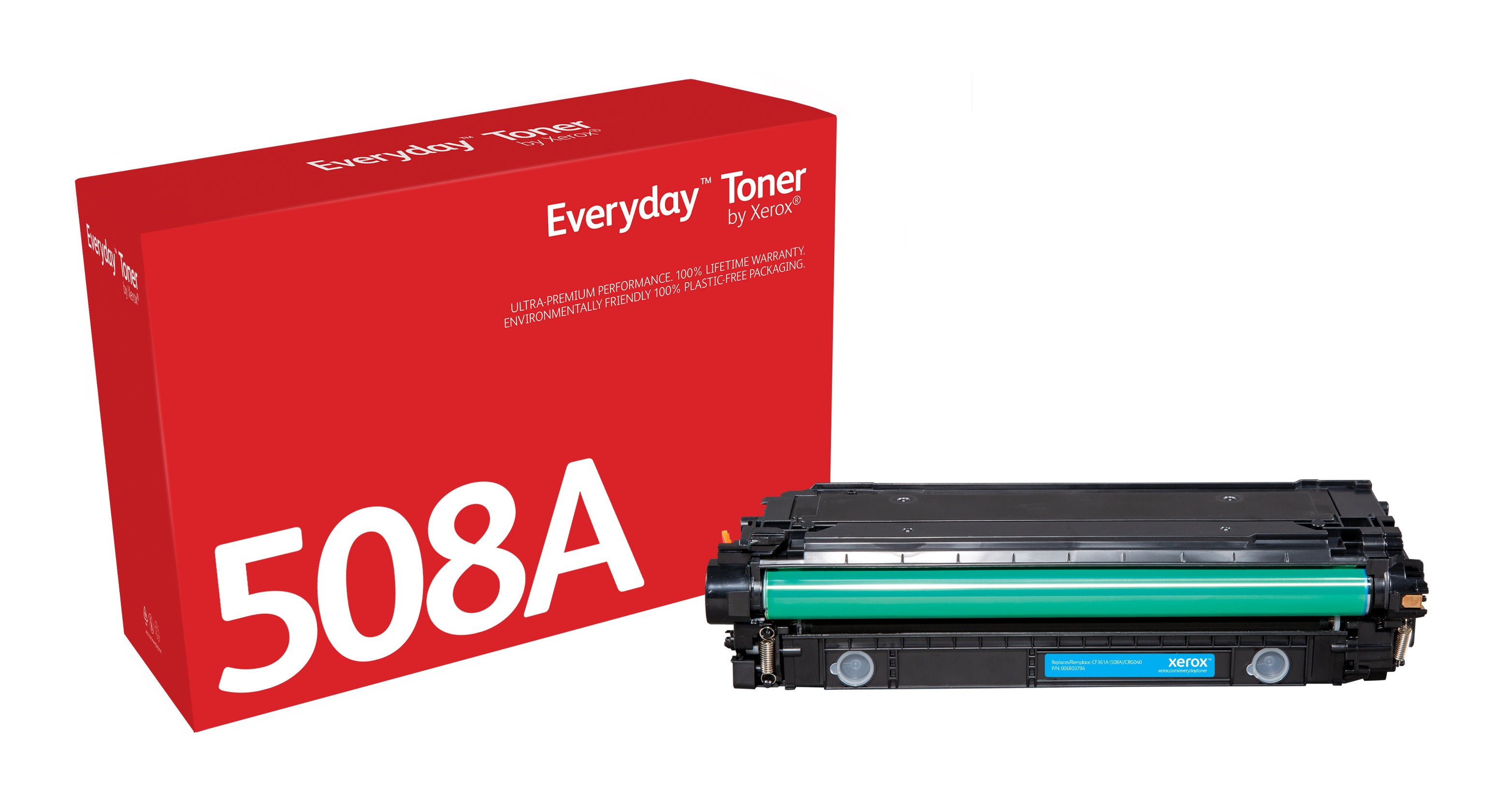 Toner Everyday™ Cyan de Xerox compatible avec HP 508A (CF361A), Capacité standard