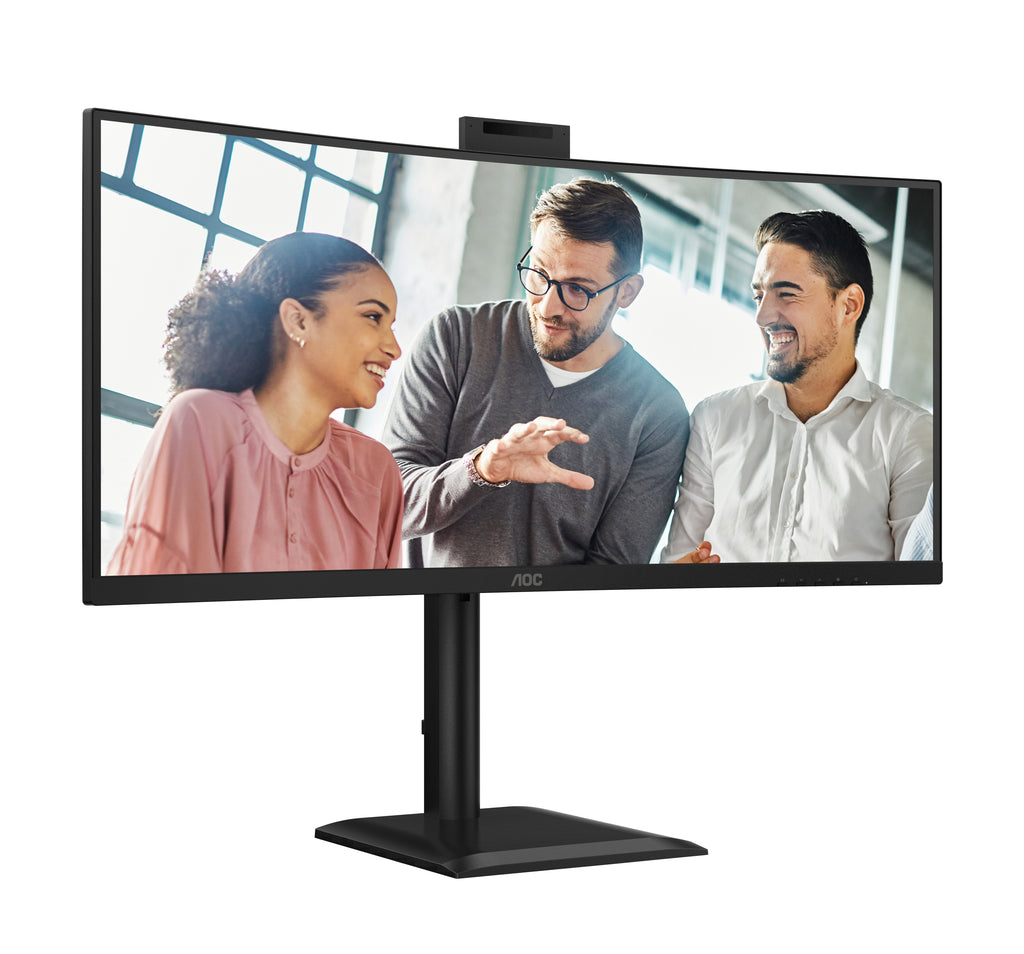 AOC CU34E4CW/75 écran plat de PC 86,4 cm (34") 3440 x 1440 pixels Noir