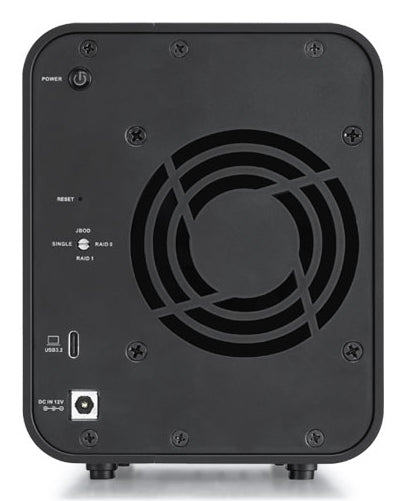 TerraMaster D5 HYBRID boîtier de disques Bureau Noir - vue 5