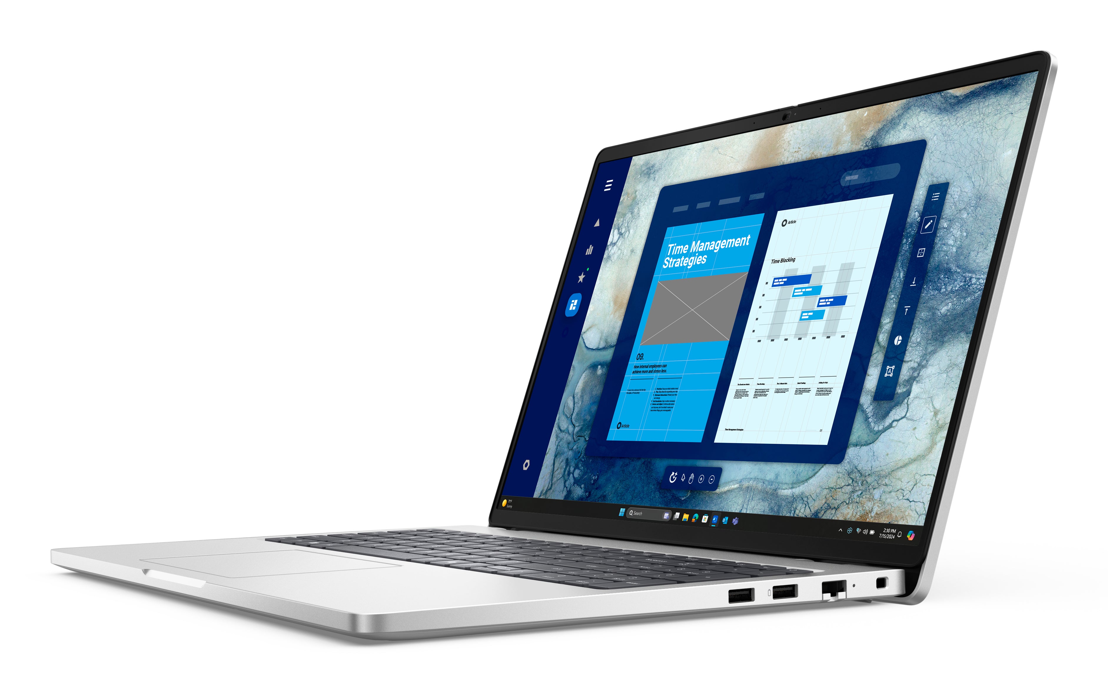 DELL Pro 16 PC16250 Intel Core Ultra 5 235U Ordinateur portable 40,6 cm (16") Full HD+ 16 Go DDR5-SDRAM 512 Go SSD Wi-Fi 6E (802.11ax) Windows 11 Pro Nordique Platine