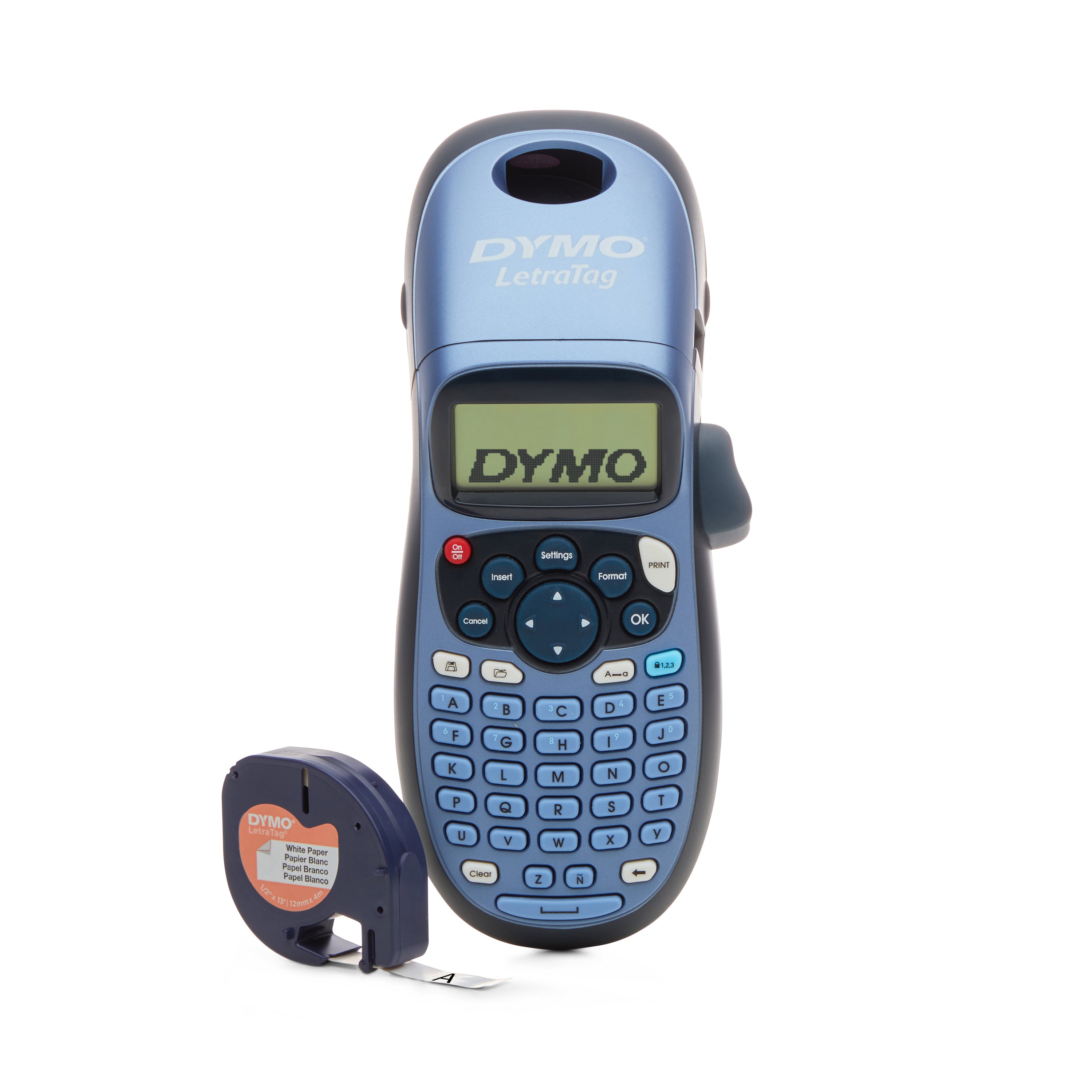 DYMO LetraTag LT-100H étiqueteuse portative | Imprimante d'étiquettes autocollant thermique sans encre | avec clavier ABC