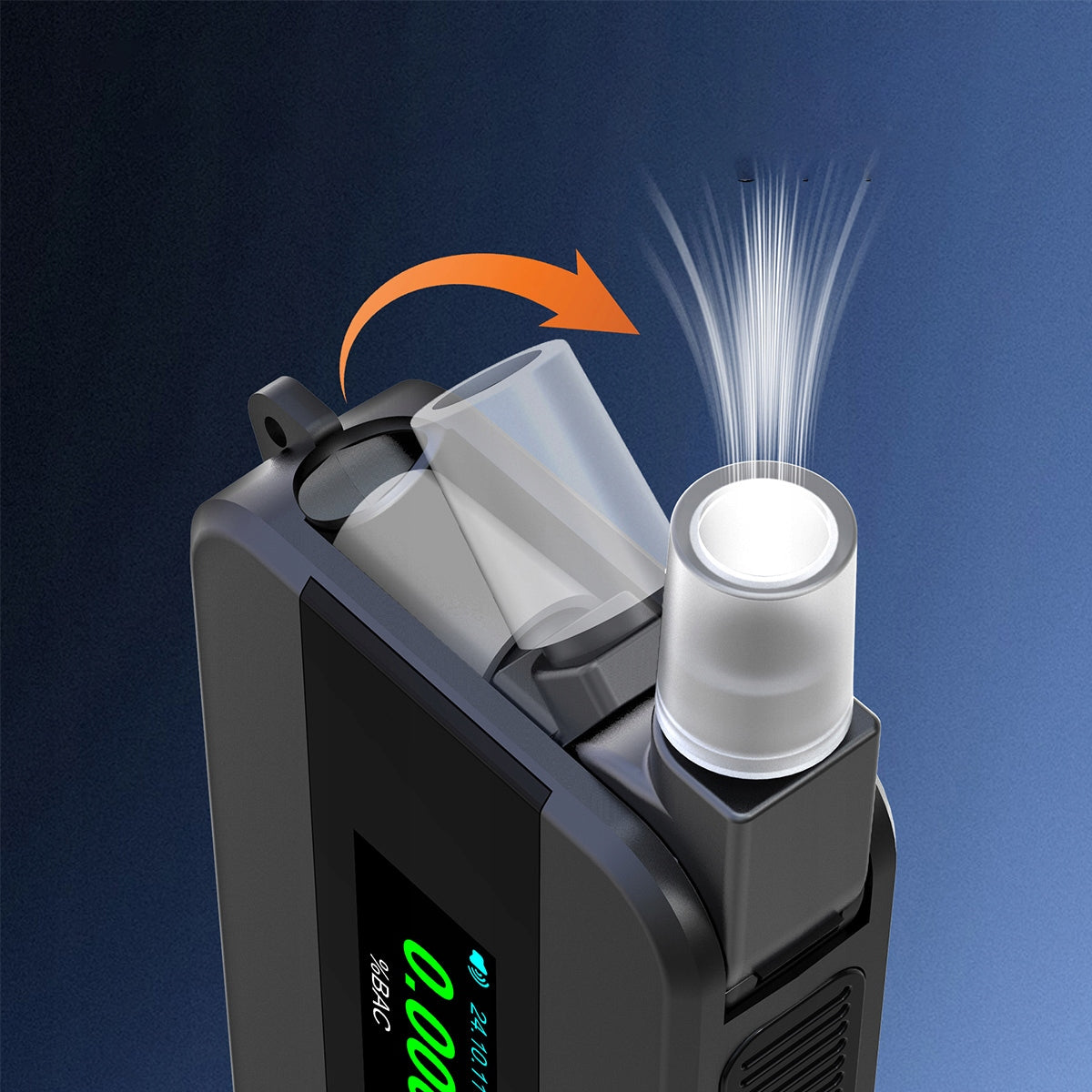 Alcootest électrochimique de police AI sans embout, modèle professionnel, 6 embouts  Zenwire D1000