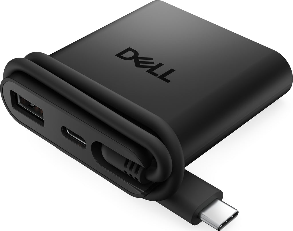 DELL DA225 Avec fil USB 3.2 Gen 1 (3.1 Gen 1) Type-C Noir
