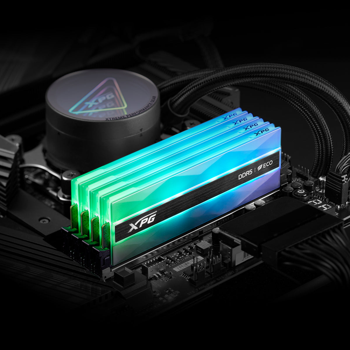 XPG LANCER NEON Kit Mémoire DDR5 32 Go (2 x 16 Go) 6400 MHz CL32 288-pin DIMM