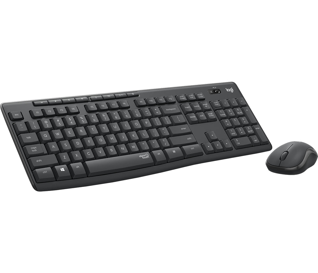Logitech MK295 Ensemble Clavier et Souris Sans Fil Silencieux, Disposition Allemande