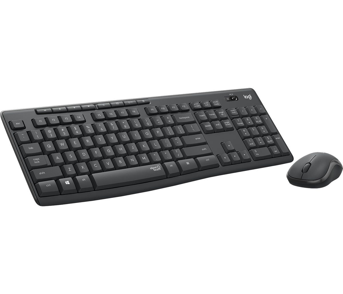 Logitech MK295 Ensemble Clavier et Souris Sans Fil Silencieux, Disposition Allemande