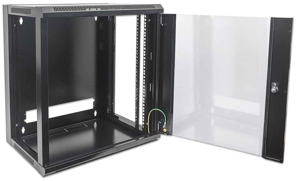 Intellinet Armoire Réseau Murale 19" 15U, Profondeur 600 mm, Noire