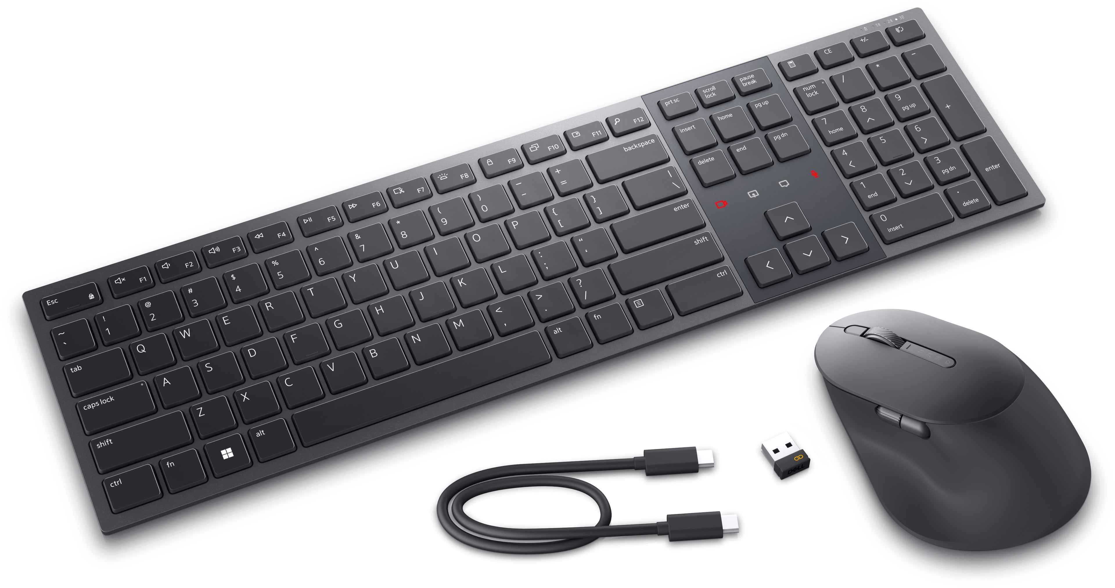 DELL Clavier et souris de collaboration Pro Premium - KM900 - États-Unis international (QWERTY)