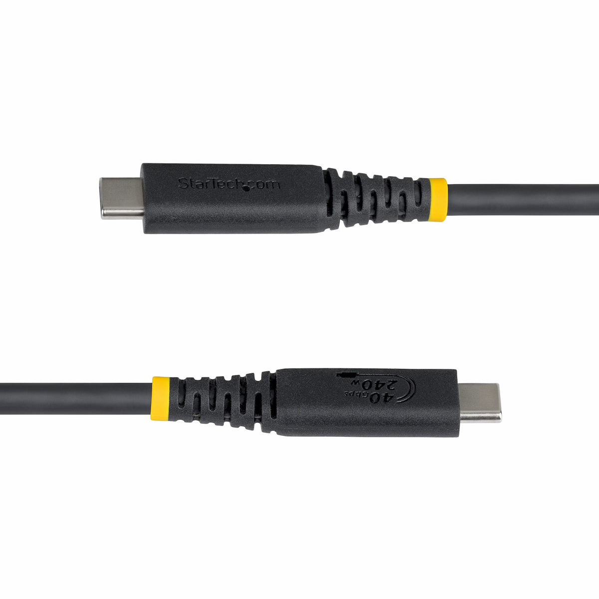 StarTech.com Câble USB4 USB-C 50cm 40 Gbps 240W PD 8K 60Hz DP2.1 Noir