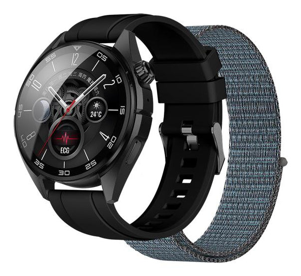 Nilox Sportivo 3,63 cm (1.43") AMOLED Numérique 466 x 466 pixels Écran tactile Noir GPS (satellite)