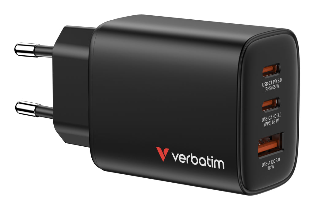 Verbatim 32352 chargeur d'appareils mobiles Universel Noir Secteur Charge rapide Intérieure