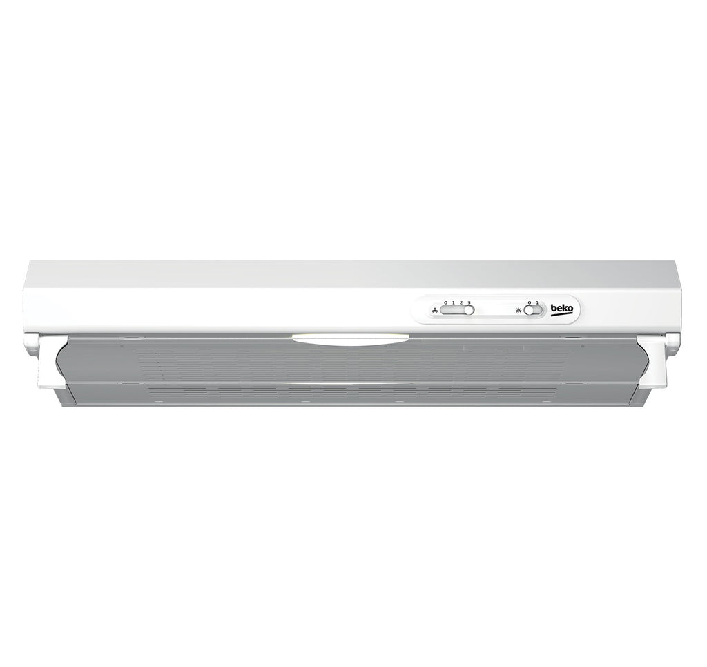 Beko CFB 6310 W hotte Montée au mur Blanc 160 m³/h
