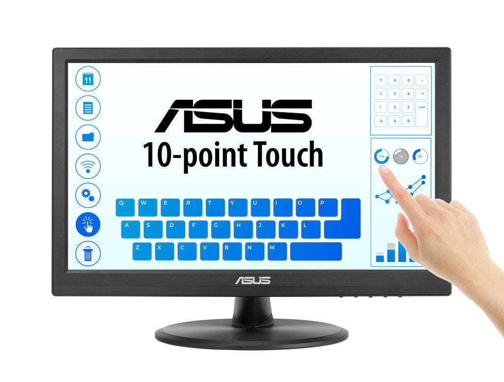 ASUS Touch VT169HE Écran Tactile 15.6" Full HD LED 1920 x 1080 pixels Noir
