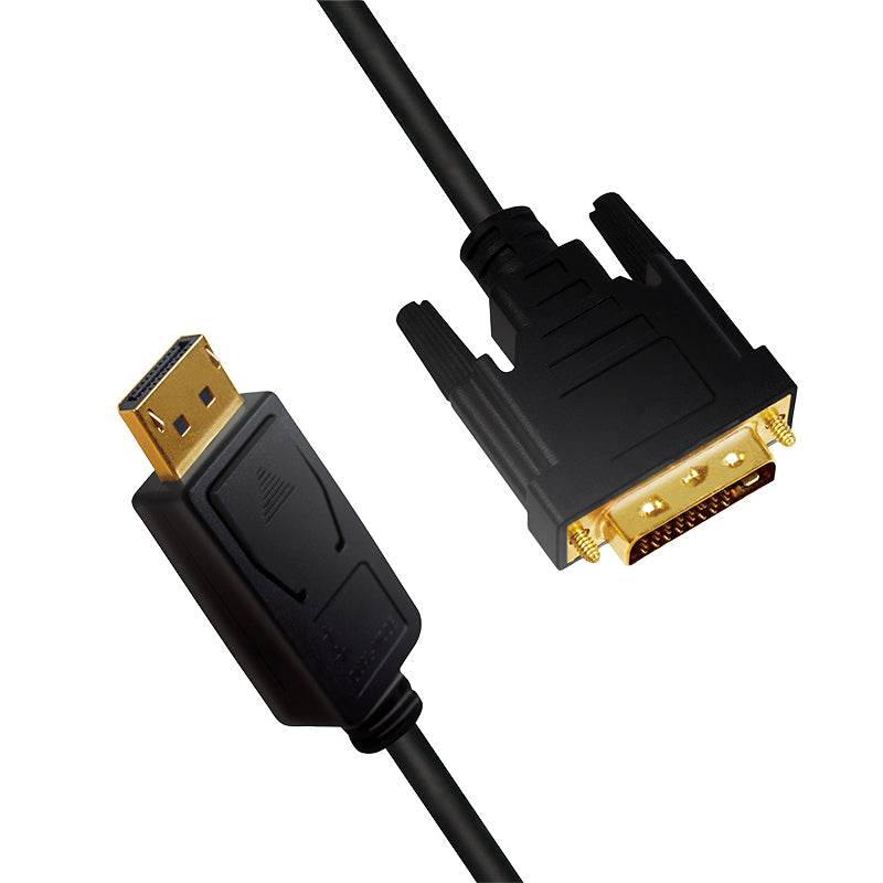 LogiLink CV0131 câble vidéo et adaptateur 2 m DisplayPort DVI Noir