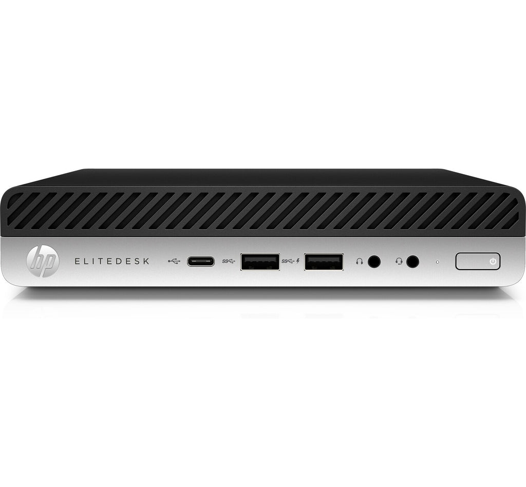 T1A HP EliteDesk 800 G4 Refurbished Intel® Core™ i5 i5-8500T 8 Go DDR4-SDRAM 256 Go SSD Windows 11 Pro Mini PC Noir, Argent