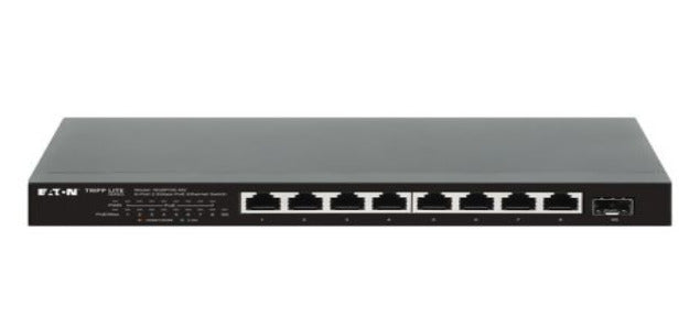 Eaton Tripp Lite Switch Ethernet Gigabit Non Administrable 8 Ports 2.5 Gbps PoE+ Pass-Through 100W, Boîtier Métal - vue 3