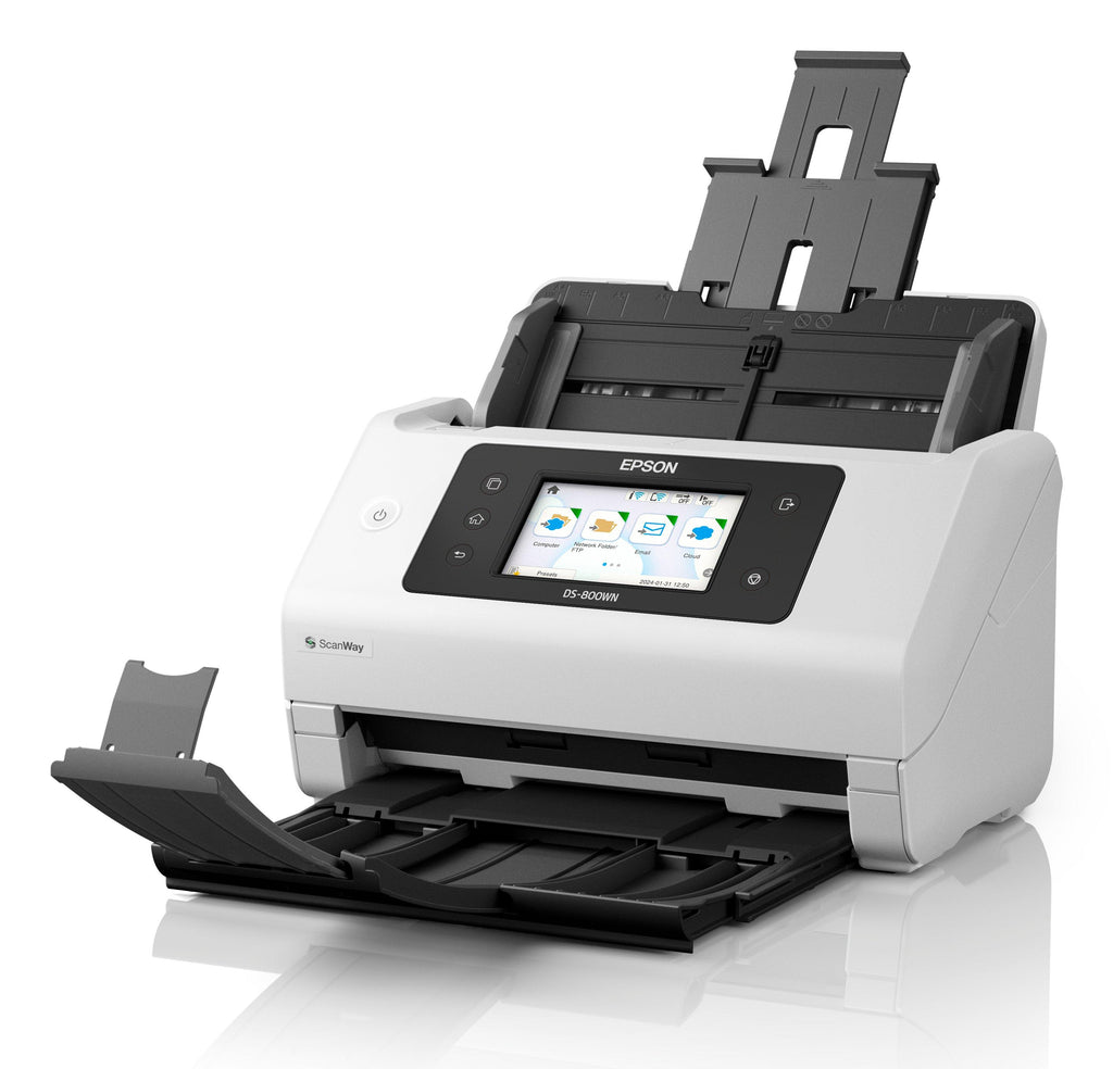 Epson WorkForce DS-800WN Alimentation feuille à feuille de scanner 600 x 600 DPI A4 Blanc