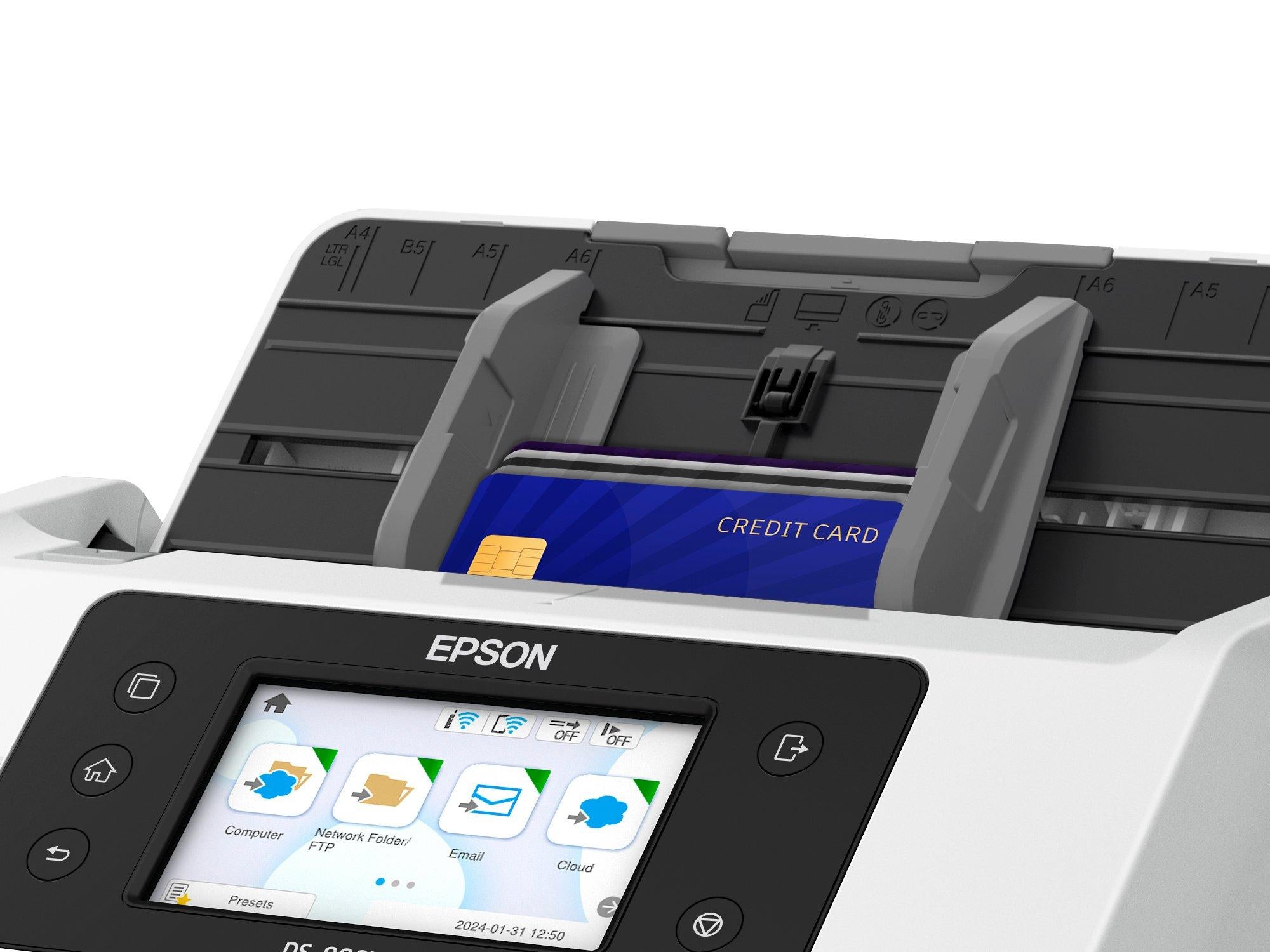 Epson WorkForce DS-900WN Alimentation feuille à feuille de scanner 600 x 600 DPI A4 Blanc