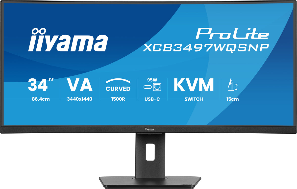 iiyama ProLite XCB3497WQSNP-B1 Écran PC 34" UltraWide Quad HD LED Noir